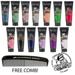 Suavecita Semi-Permanent Hair Color (Green Purple Pink Blue Black Coral Diluter) - Picture 1 of 28