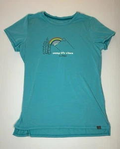 L.L. Bean Camp Life Vibes Graphic Print T-shirt - Medium Regular - Women’s - Picture 1 of 3