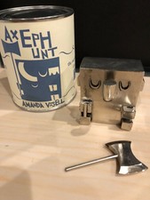 Amanda Visell SILVER metal AXEPHUNT LE 59/100 broken axe collab w FULLY VISUAL