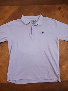 Beverly Hills Polo Club Men's Size L Purple Pony Short Sleeve Polo Shirt  - Picture 1 of 8