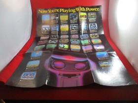 Now You're Playing With Power R.O.B. Nintendo NES Promo LARGE Poster Insert ONLY