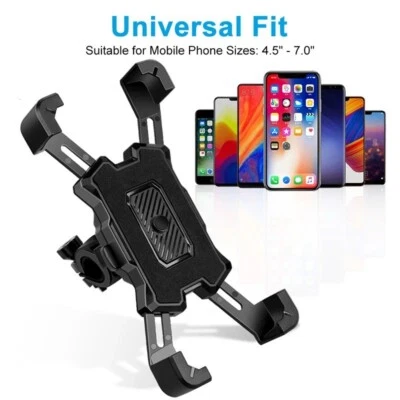 Porte Téléphone Smartphone Support antidérapant Vélo Moto VTT Universal Fit