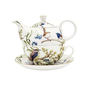 Tetera Australian Birds para una tetera para 1 porcelana de hueso fino con caja de regalo - Imagen 1 de 1