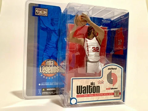 Bill Walton Portland Trailblazers McFarlane Variant Figure NBA Legends NIB Cover