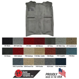 Fox Body Mustang Carpet 1982 - 1993 Coupe or Hatchback Original Style - Foto 1 di 22