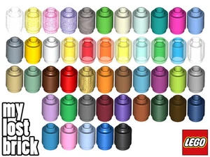 LEGO - Part 3062 - Bricks Round 1x1 + NEW + SELECT COLOUR / QUANTITY + - Picture 1 of 48