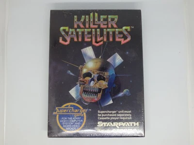Killer Satellites Atari/Sears SuperCharger Starpath Video Game New SEALED! - Image 1 of 4