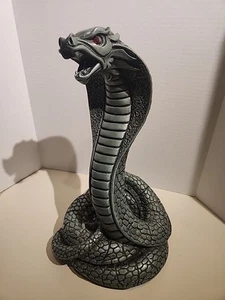 Vintage MCM 1967 Ford Shelby Black Cobra Advertising Display Statue 17.5" tall - Picture 1 of 15