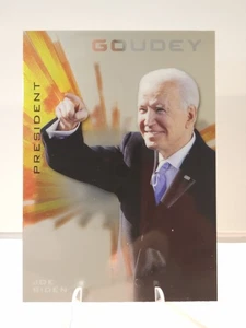2021 Upper Deck Goodwin Champions #G23 Joe Biden Goudey Platinum - Picture 1 of 2
