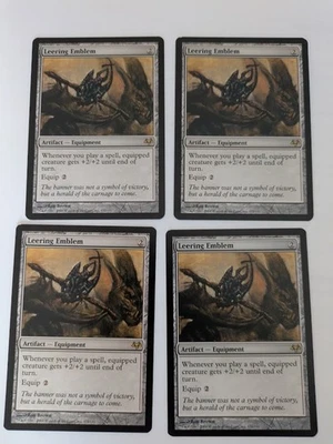 4 Leering Emblem Eventide MTG NM Free shipping with tracking - Image 1 of 2