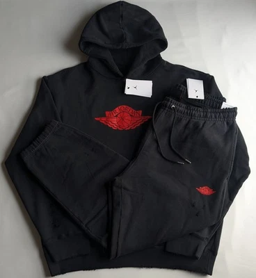 Air Jordan Rare Air Fleece Sweatsuit Hoodie Pants Mens Size L Nike IB2999 IB3003 - Image 1 of 4