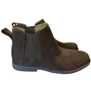 Geboren Herren Wildleder Chelsea Stiefeletten Klassisch Booties Braun Robust Maßgeschneidert Langlebig 10,5 - Bild 1 von 9