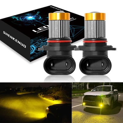 Para Subaru WRX STI 2015-2019 2 piezas amarillo 9005 LED DRL bombillas de circulación diurna Foto 1 de 4