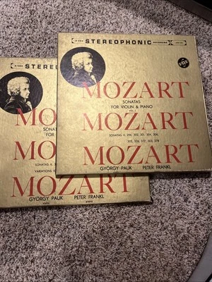 Mozart Sonatas for Violin + Piano, 3 LP BOX. A Vox Stereophonic. VOL 1 and VOL 2 - Image 1 of 4