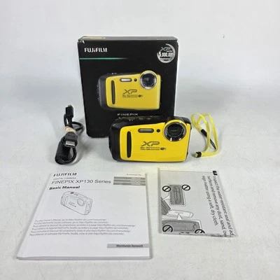 Fujifilm Finepix XP130 16MP Waterproof Digital Camera Powers On Parts Or Repair - Image 1 of 4