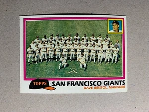 1981 Topps #686 San Francisco Giants Teamkarte - Bild 1 von 2