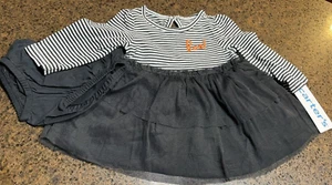 Carter's Halloween Boo Tutu Dress Newborn Baby Girl 2 Piece - Picture 1 of 6