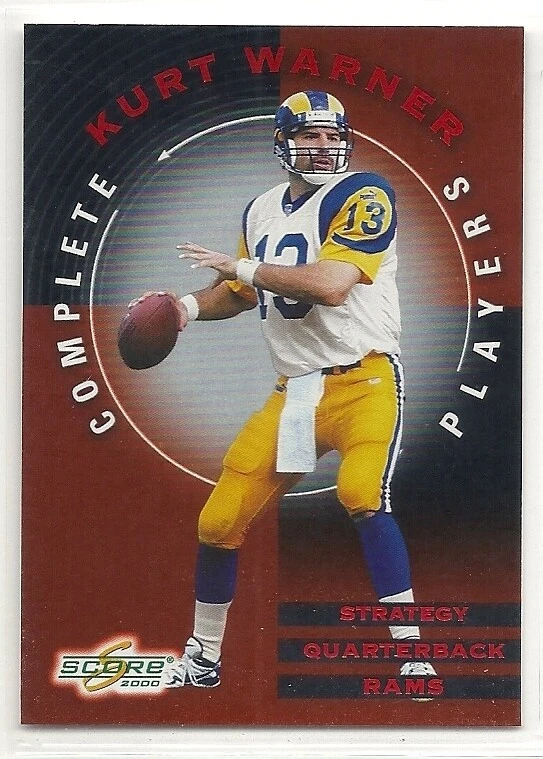 2000 Score Football Complete Players - #CP12 - Kurt Warner - St. Louis Rams - Image 1 of 1