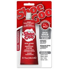 Shoe Goo Repair Adhesive for Fixing Worn Shoes or Boots, Clear, 3.7-Ounce Tube