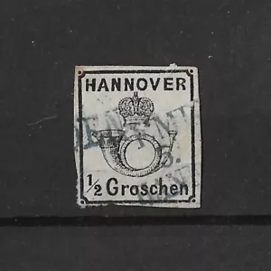 Hannover años 1860 0,5 g usado - Imagen 1 de 2