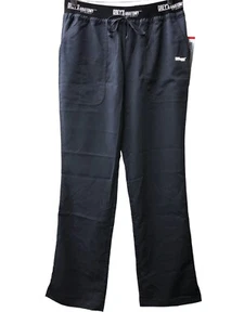 Grey’s Anatomy By Barco Scrub Long Medical Pants Small Steel Color Drawstring - Picture 1 of 3