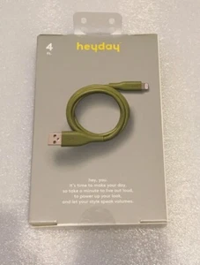 2 - Heyday Charging Cable USB-A to LIGHT-NING Apple iPhone iPad - 4FT 6FT - Picture 1 of 2