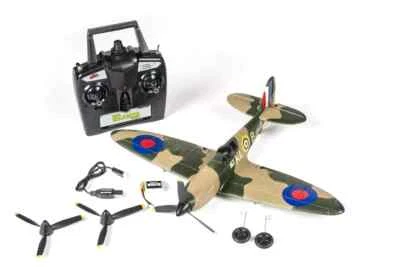 Rage RC Warbird Supermarine Spitfire Micro Airplane w/Gyro - RTF - Image 1 of 3