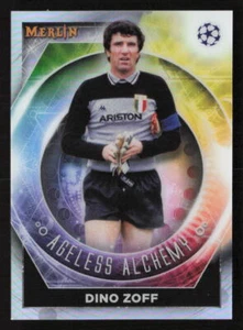2023 Topps Chrome Merlin UEFA #AA-12 Dino Zoff Ageless Alchemy Refractor - Picture 1 of 2