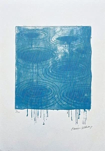 DAVID HOCKNEY - Rain - signed, numbered edition 15/200, 35x50 cm - Picture 1 of 4