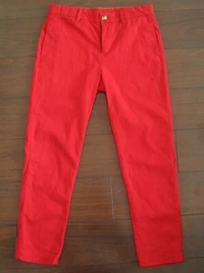 H&M RED Boys Chino Casual Pants Size 8 New NWOT - Picture 1 of 3