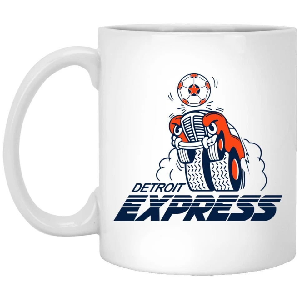 Taza Detroit Express 11 oz. Cerámica brillante | Equipo de fútbol NASL Foto 1 de 1