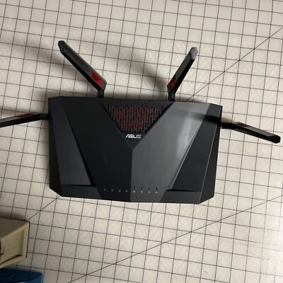 Asus AC3100 RT-AC88U Dual-Band Extreme Wi-Fi Gaming Gigabit Router . - Image 1 of 4