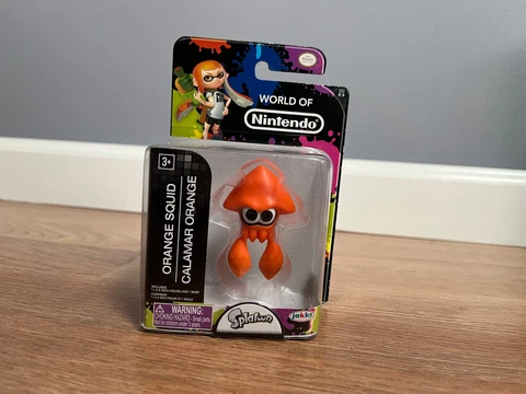 World of Nintendo Splatoon Jakks Pacific 2.5" Inch Figure Orange Squid New Cover