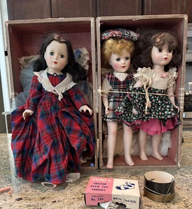 Vintage Madame Alexander, Mary Hoyer, + Dolls, Trunk & All Accessories - Picture 1 of 10