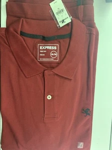 Express Men’s Blue Button Down T-shirt Size XXL - Picture 1 of 1