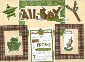 "ALL BOY" MY MIND'S EYE SEASONS DIE CUTS BABY KIDS SON * - Picture 1 of 1