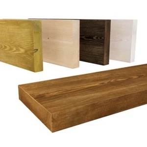 Estante de Madera, Estante Flotante, Balda sin soporte Modelo Nogal Pirineo - Imagen 1 de 10
