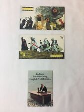 Lot De Trois Monty Python Promo Cartes ~ Très Large Un + B, Flying Circus P1