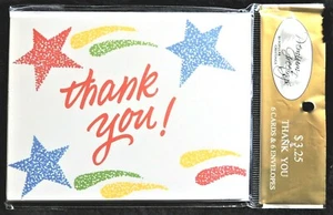 6pk All Occasion Colorful Thank You Cards w/ Envelopes "You Made My Day!" NIP - Picture 1 of 1