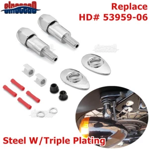 Kit de reubicación de señal de giro trasera para Harley Softail Standard Fat Boy Springer 03+ - Imagen 1 de 7