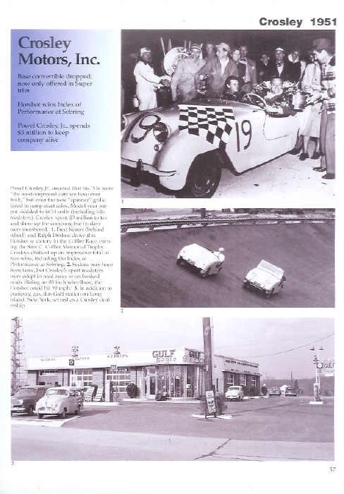 1951 Crosley Article - Must See !! Hotshot + Sport Roadster + Fred Coster Foto 1 de 1