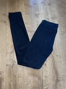 Henry & Belle Size 29 SUPER SKINNY Distressed Knee DARK BLUE JEANS - Picture 1 of 6