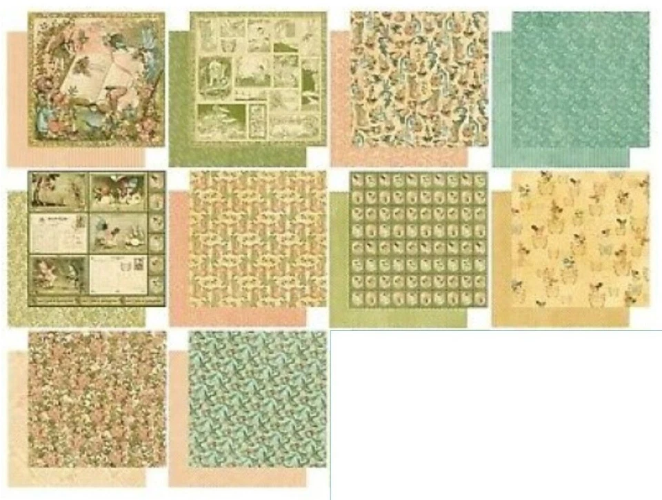 Gráfico 45 Once Upon Springtime Collection 8 x 8 Cartulina Hadas Flor ELIGE Foto 1 de 1