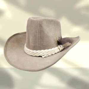 Vintage ROCKMOUNT True-west Ranch Wear Cowboy Hat Size Small 17 - Picture 1 of 4
