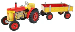 ZETOR tractor with Trailer - metal discs, MADE IN CZECH REP. - Picture 1 of 1