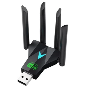 Tarjeta de Red Inalámbrica 5G de 1300 Mbps, Receptor WiFi USB Sin Controlador. - Afbeelding 1 van 12