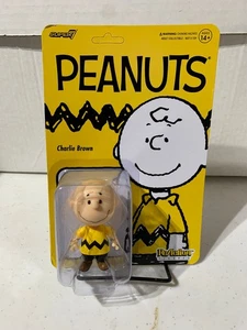 Charlie Brown Peanuts Super 7 Reaction Actionfigur Neu auf Karte sofort lieferbar! - Bild 1 von 7