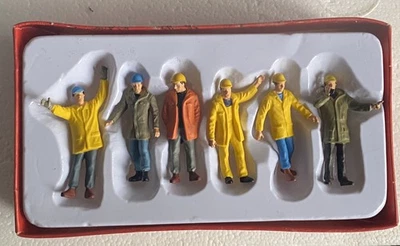 1:50 6 FIGURES Model Construction Site Scene Accessory Worker Mammoet wsi tekno  - Image 1 of 4