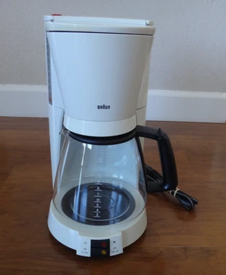 Cafetera Braun Tipo 3096 Vintage 12 Tazas 1200W - Hecha en Alemania Foto 1 de 4