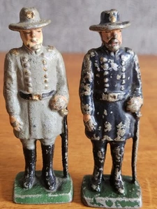 Generals Grant und Lee, Gusseisen Figuren - Bild 1 von 6